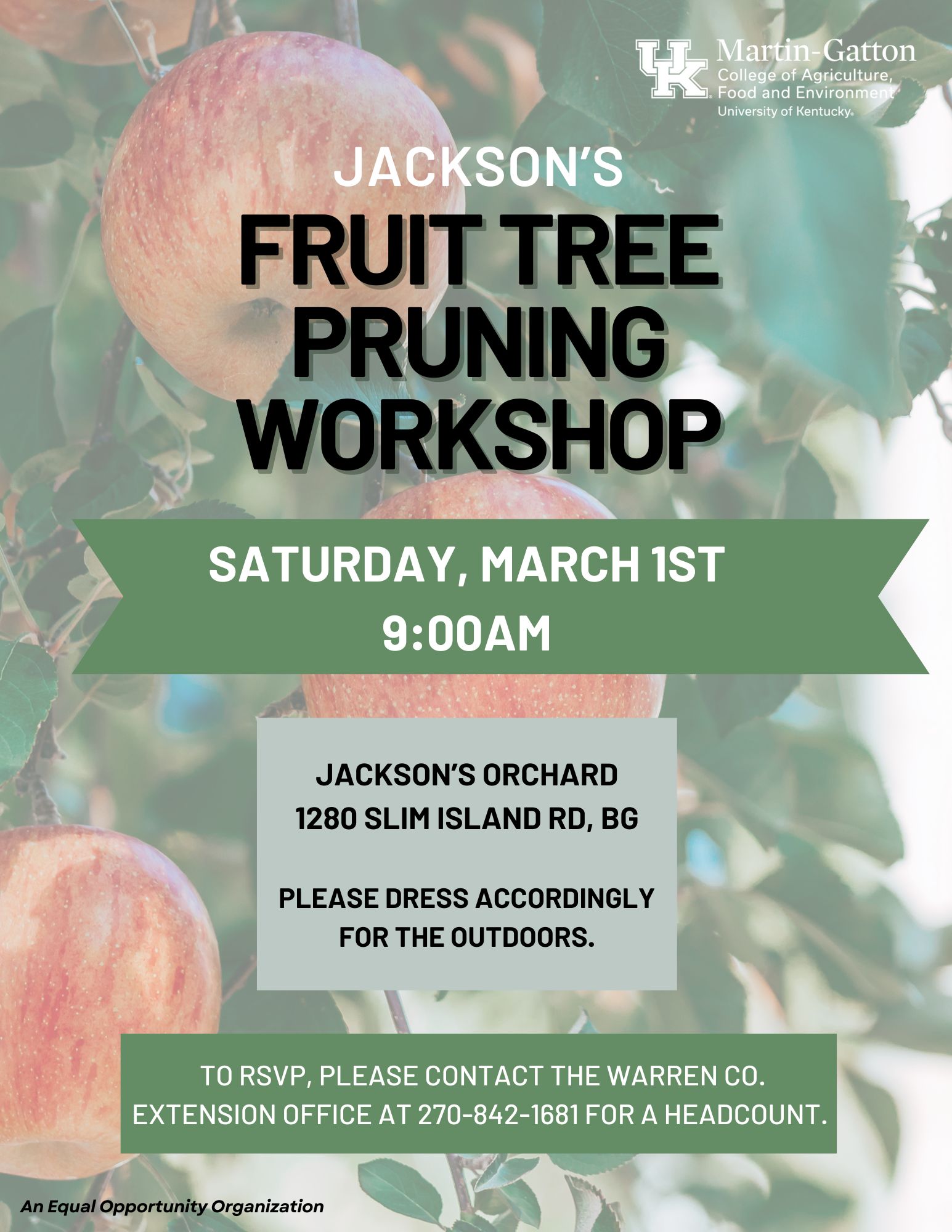 Fruit Tree Pruning Workshop