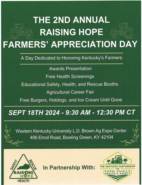 Raising Hope Farmers' Appreciation Day