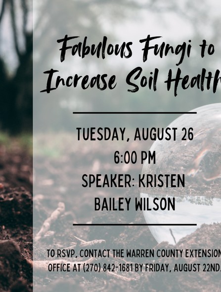 fungi to increase soil health