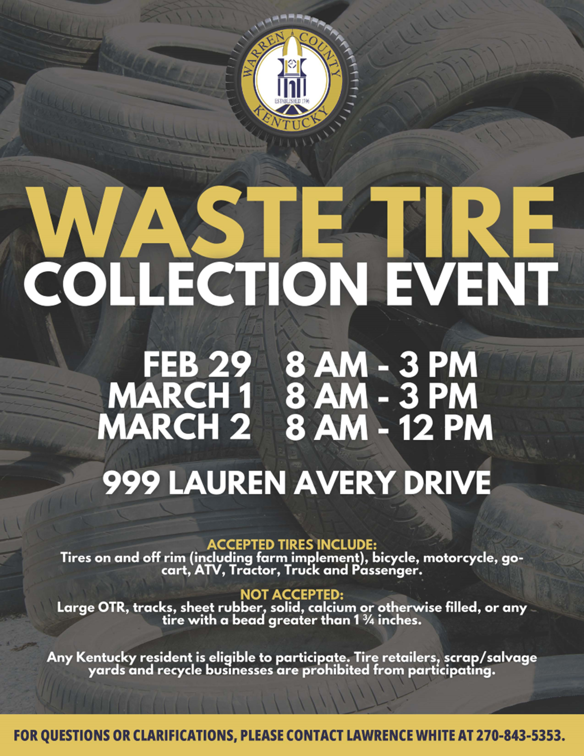waste tire event